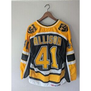 Vintage Boston Bruins Jersey // Jason Allison, pooh bear jersey, NHL, size Small
